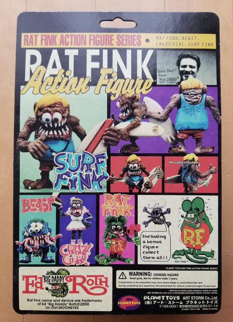 98sデッドRAT FINK (ラットフィンク) 4体セット ラットフィンク レーシング 4体 98sデッドRAT FINK (ラット